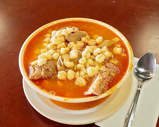 Order Pozole Soup food online from Wendy's Tortas store, Los Angeles on bringmethat.com