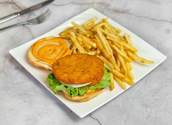 Order Spicy Chicken Burger food online from City Lunch Restaurant store, San Francisco on bringmethat.com