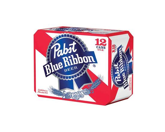 Order Pabst Blue Ribbon 12 Pack food online from Extra Mile 3021 store, Roseville on bringmethat.com