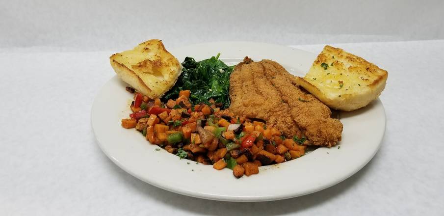 Order Fried Catfish food online from Hidden Manna Cafe store, Matteson on bringmethat.com