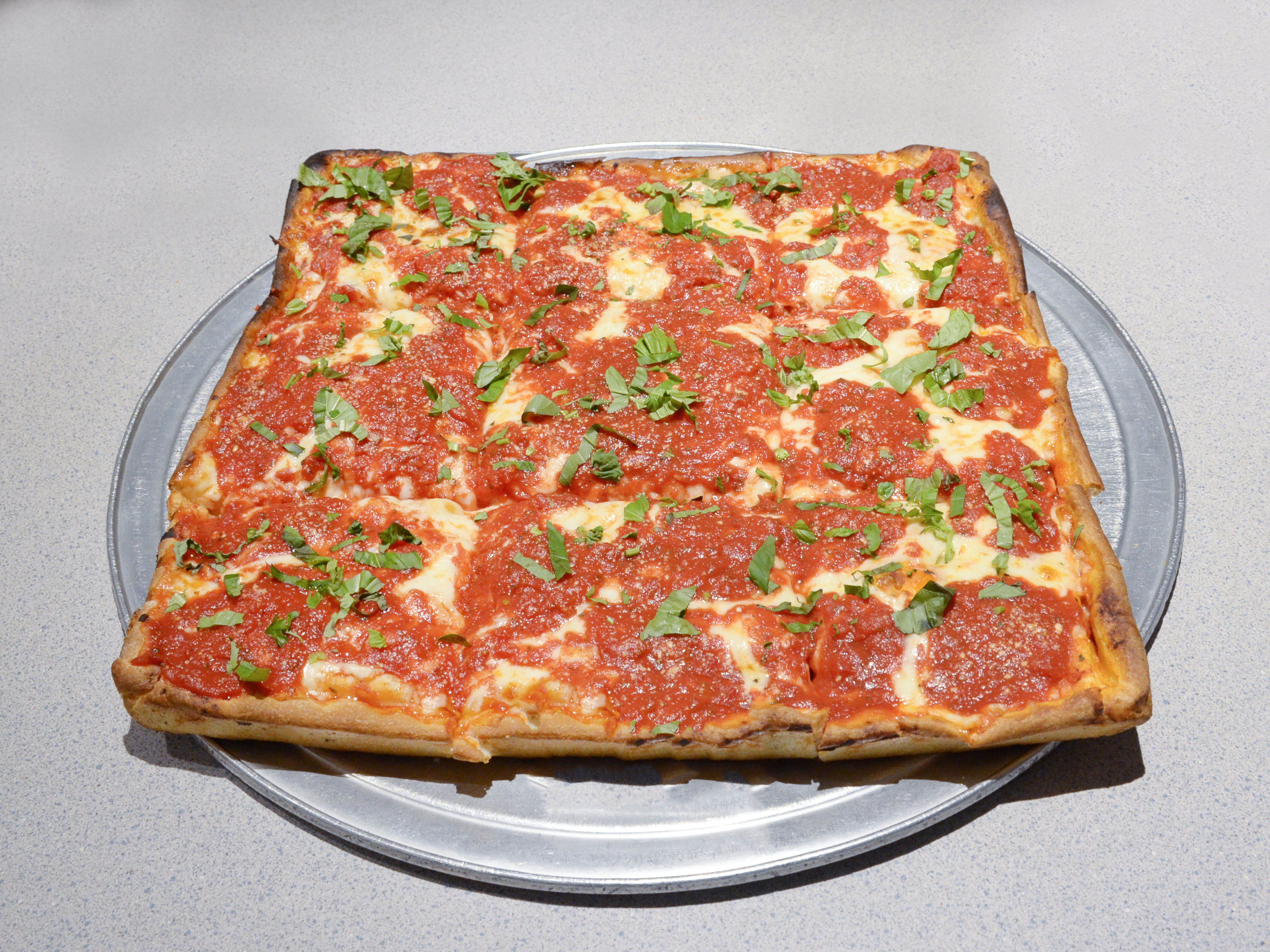 Order Square Sicilian Pizza food online from Our Little Italy Pizza & Pasta store, West Islip on bringmethat.com