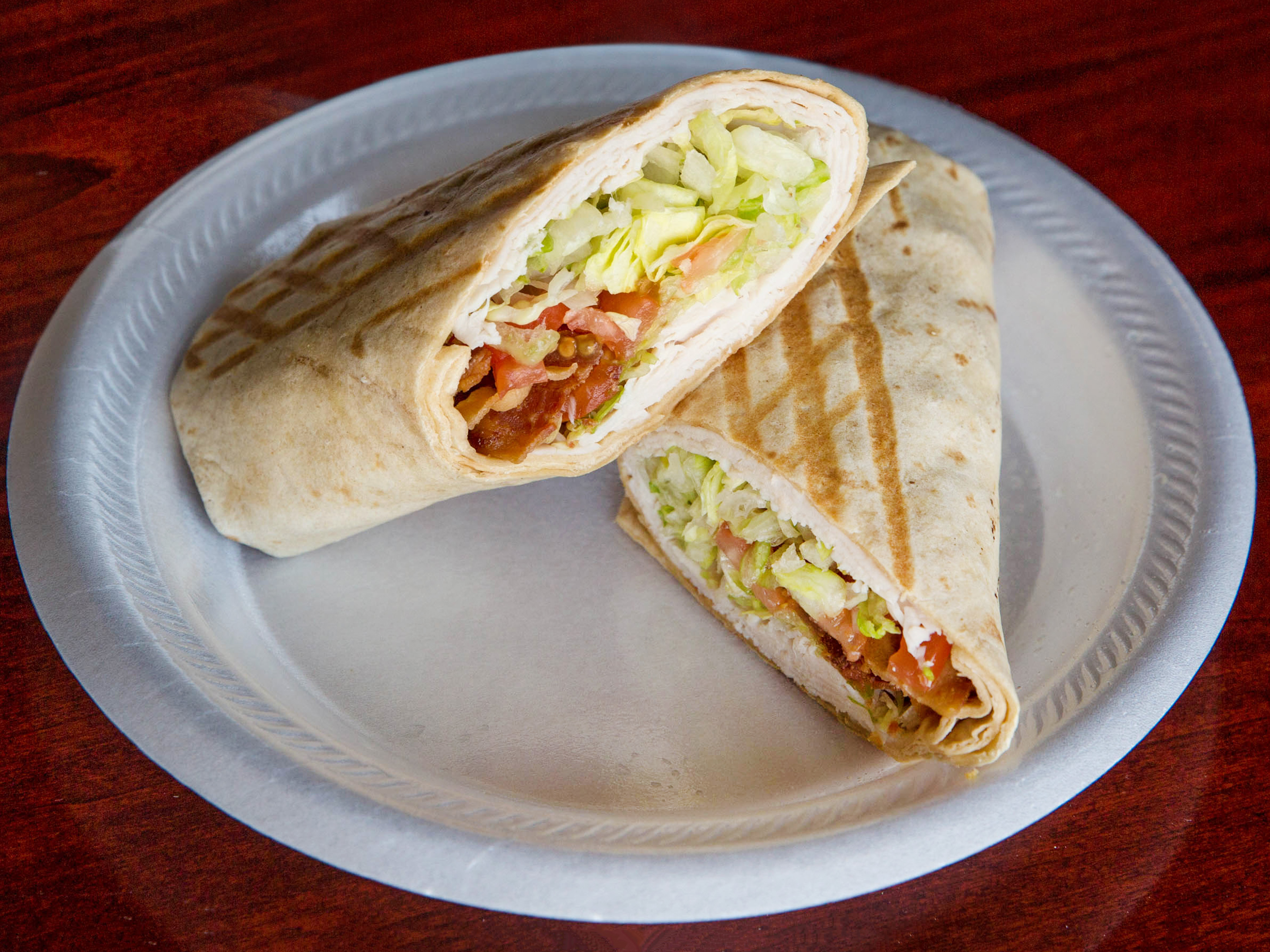 Order Turkey Club Wrap food online from Halsted Street Deli store, Vernon Hills on bringmethat.com