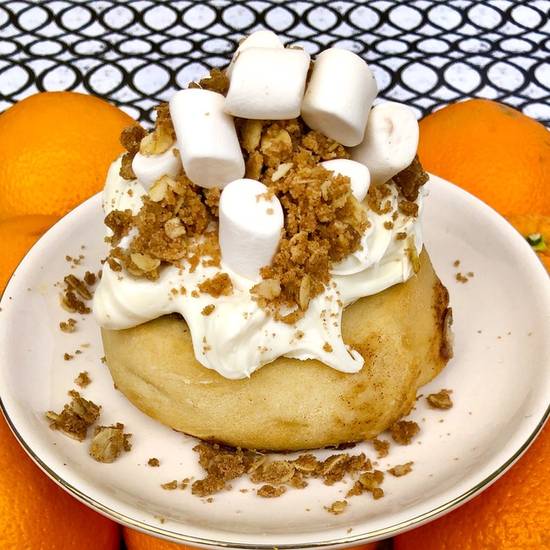 Order Orange Cream Pie Roll* food online from Cinnaholic store, Pearland on bringmethat.com