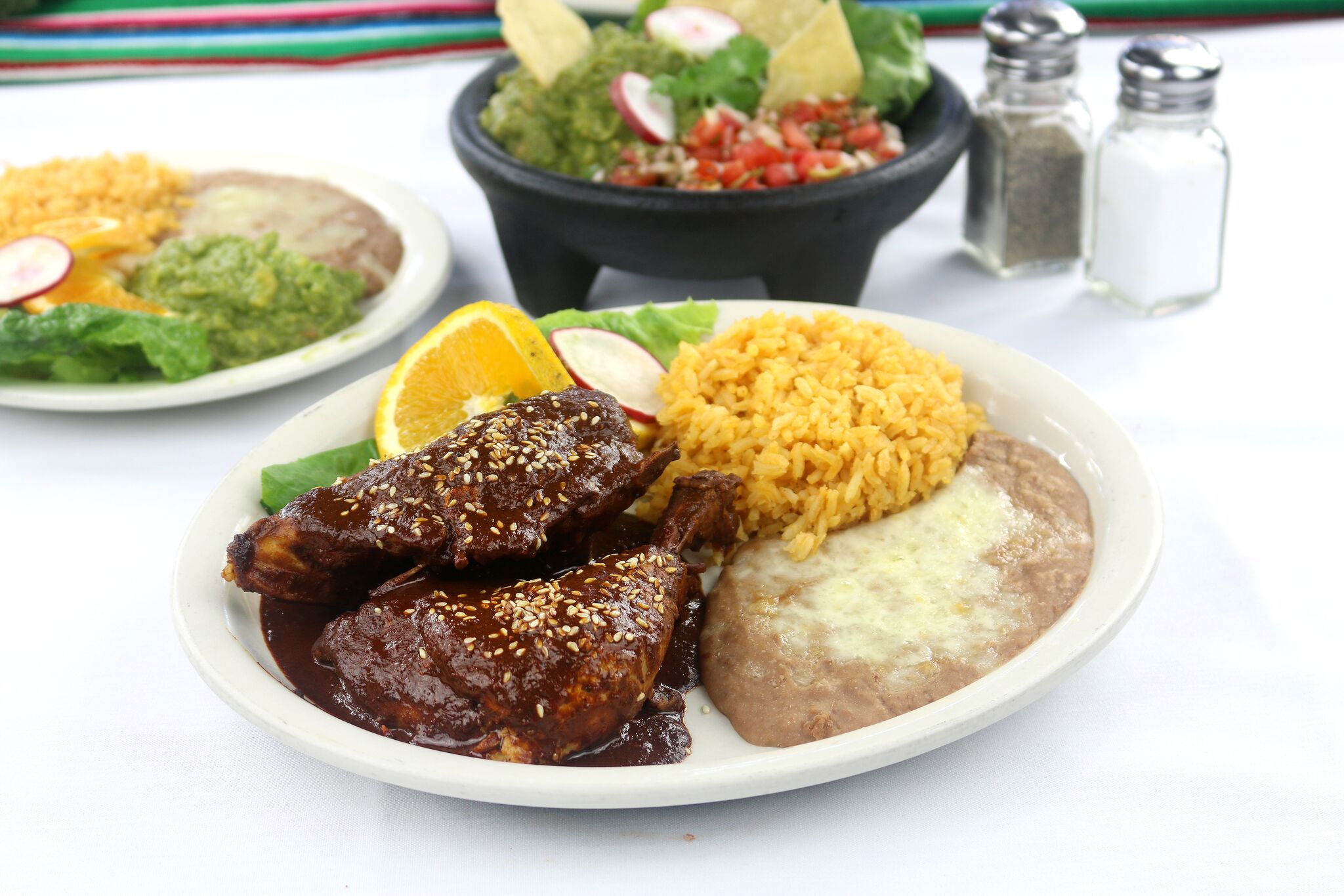 Order Mole Poblano food online from Fiesta Martin Tacos store, Inglewood on bringmethat.com