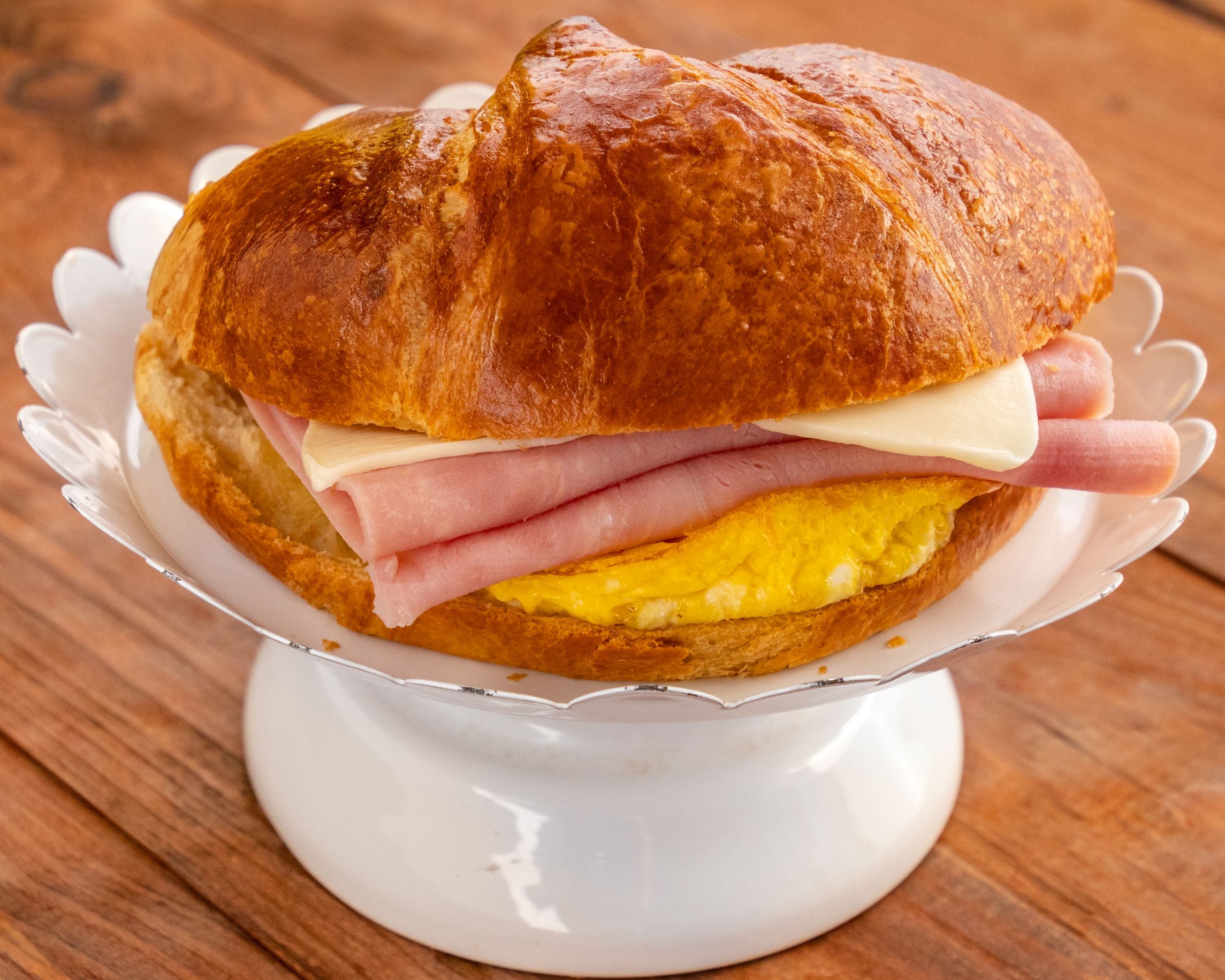 Order Ham, Egg & Cheese Sandwich food online from Joy Donuts store, Dacula on bringmethat.com