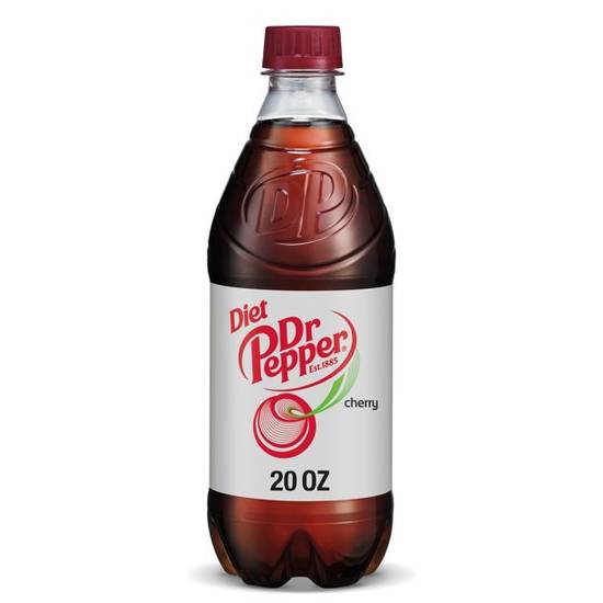 Order Diet Dr Pepper Cherry Soda food online from Deerings Market store, Traverse City on bringmethat.com