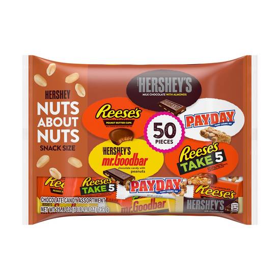 Order Hershey Nuts About Nuts Assortment Snack Size Candy, 50 CT food online from CVS store, ATLANTA on bringmethat.com
