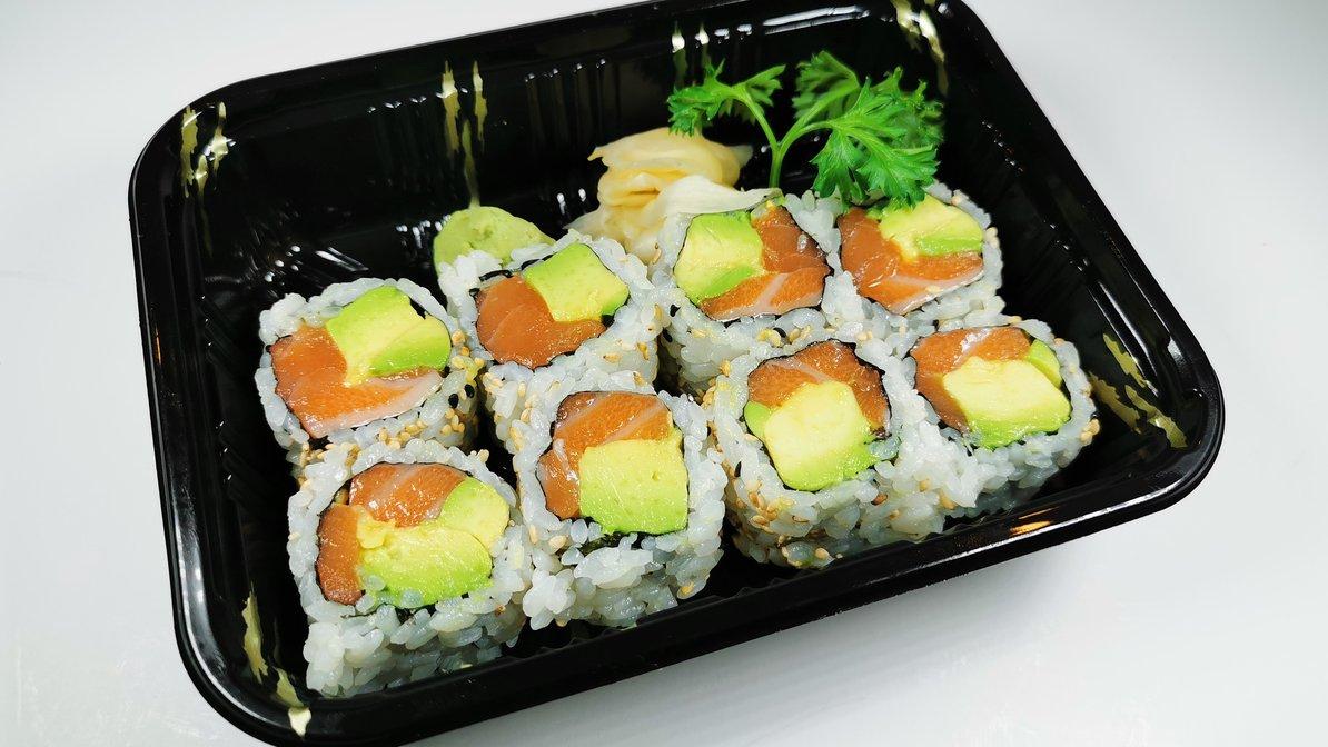 Order Salmon Avocado Roll food online from Ginza Japanese Cuisine store, Wethersfield on bringmethat.com