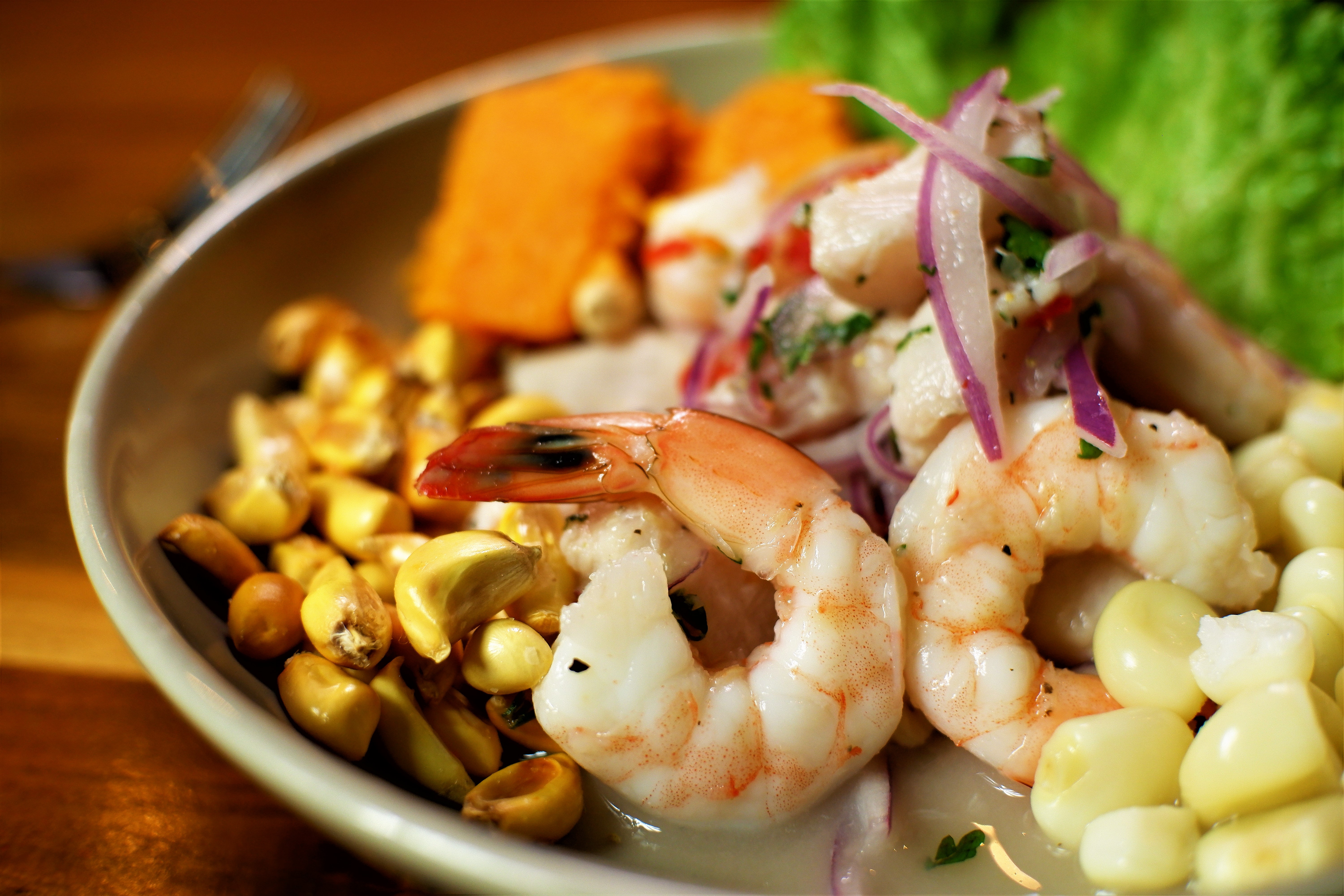 Order Ceviche de Camaron food online from The Freakin Incan store, Roswell on bringmethat.com