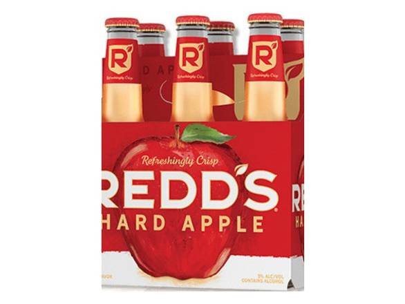 Order Redds Apple Ale 6 Pk Lnnr - 6x 12oz Bottles food online from Goody Goody Liquor Parent store, Dallas on bringmethat.com