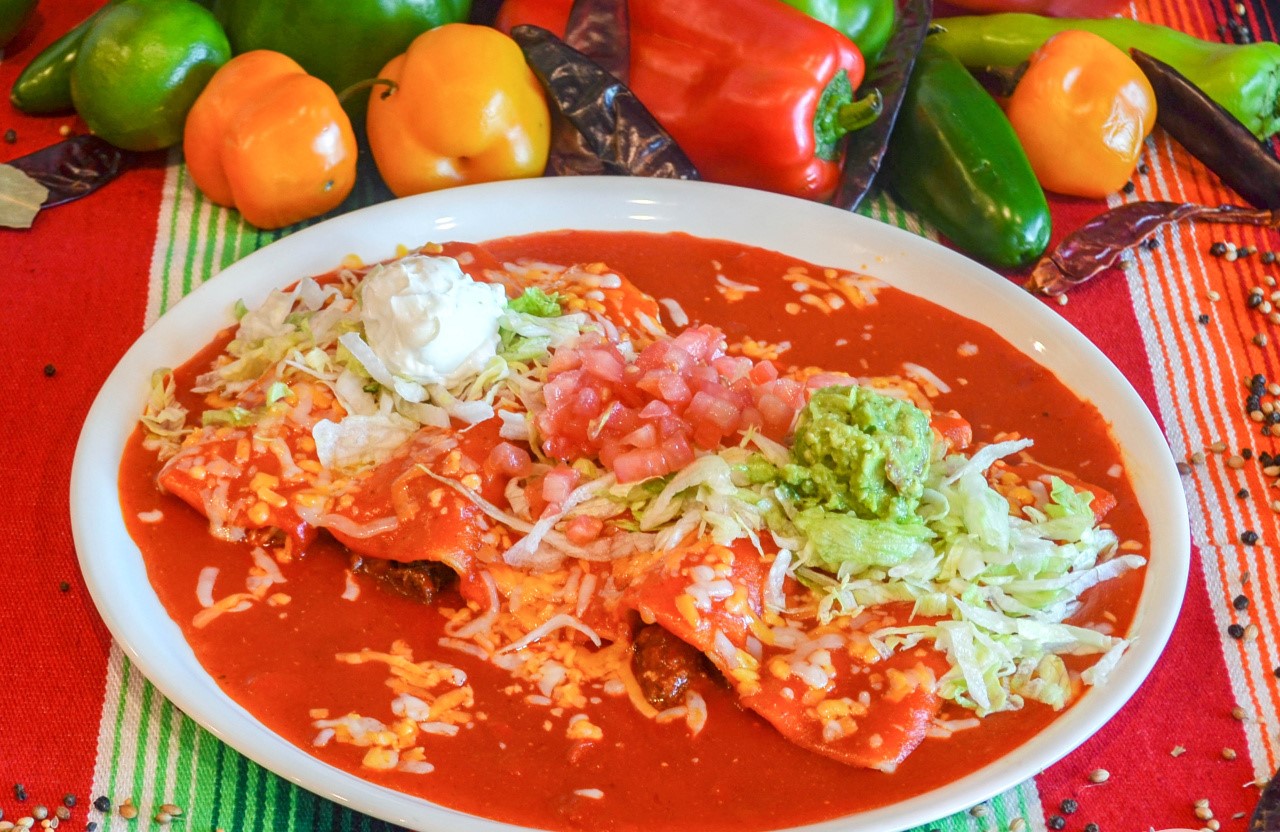 Order Miguel's Enchiladas food online from Miguels Mexican Bar And Grill store, Colorado Springs on bringmethat.com