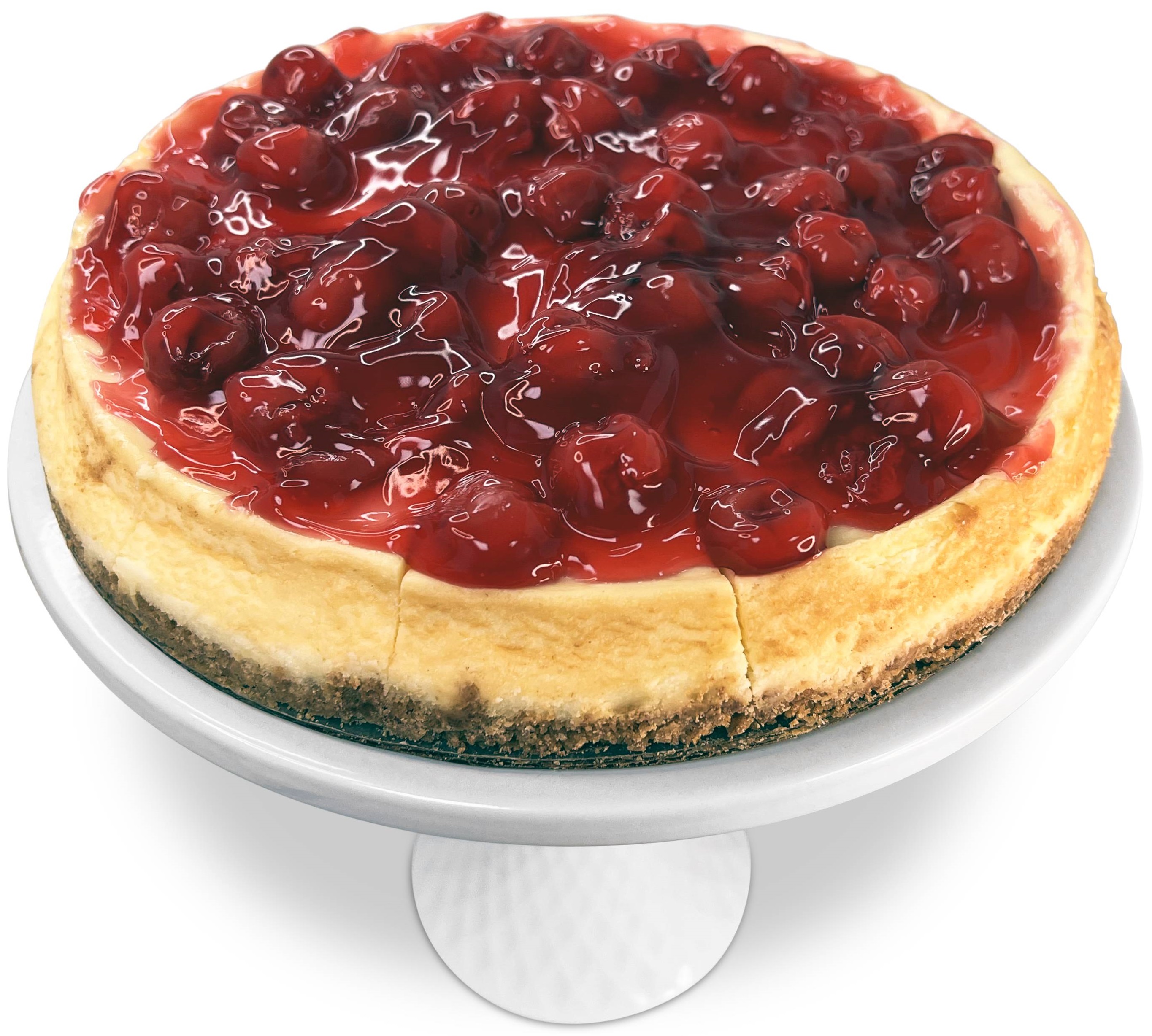 Order TRADITIONAL CHERRY CHEESECAKE - 3.4 LBS GIFT BOX food online from Andy Anand Chocolates store, Chino on bringmethat.com