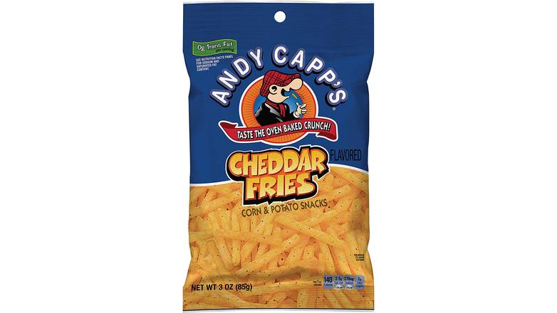 Order Andy Capps Cheddar Fries  3 oz food online from Valero Food Mart store, Murrayville on bringmethat.com