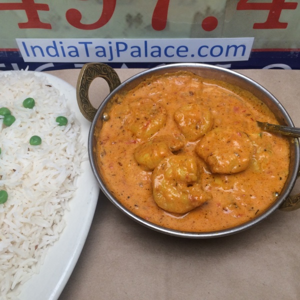 Order H2. Shrimp Masala food online from India Taj Palace store, San Antonio on bringmethat.com