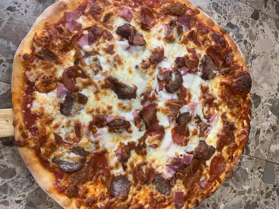 Order Meat Lovers Pizza - Small 12" (6 Cut) food online from Alta Pizzeria & Pasta House store, Hazleton on bringmethat.com