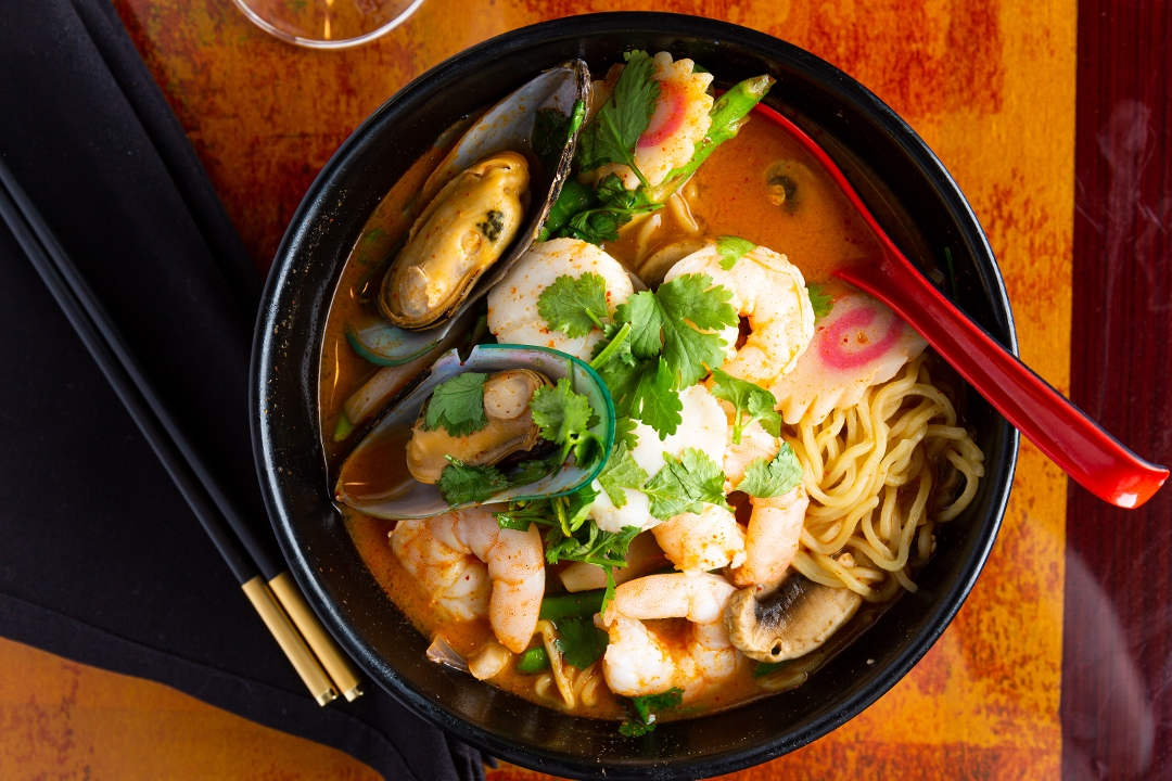 Order Spicy Seafood Ramen food online from Wasabi store, Des Moines on bringmethat.com