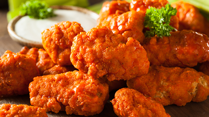 Order 6pc Boneless Chicken Wing Meal food online from Psuuing store, State College on bringmethat.com