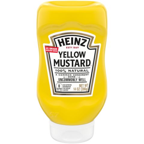 Order Heinz Yellow Mustard 14oz food online from 7-Eleven store, San Diego on bringmethat.com