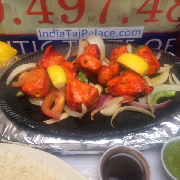 Order E6. Chicken Tikka Kabab food online from India Taj Palace store, San Antonio on bringmethat.com