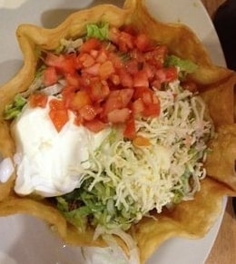 Order Taco Salad food online from The Lazy Donkey Mexican Restaurant store, Moore on bringmethat.com