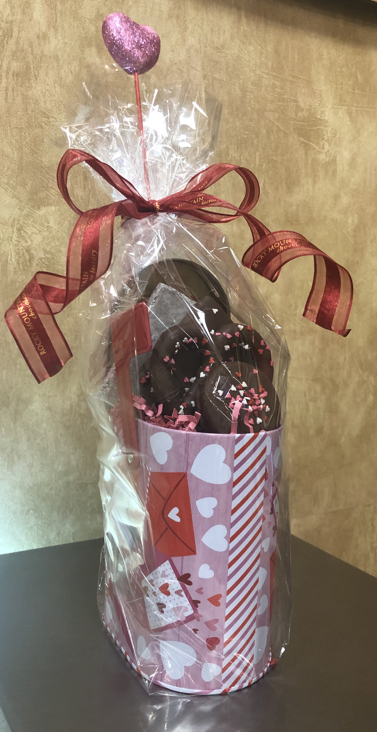 Order Valentines Day Mailbox Tin  food online from Rocky Mountain Chocolate Factory store, Fresno on bringmethat.com