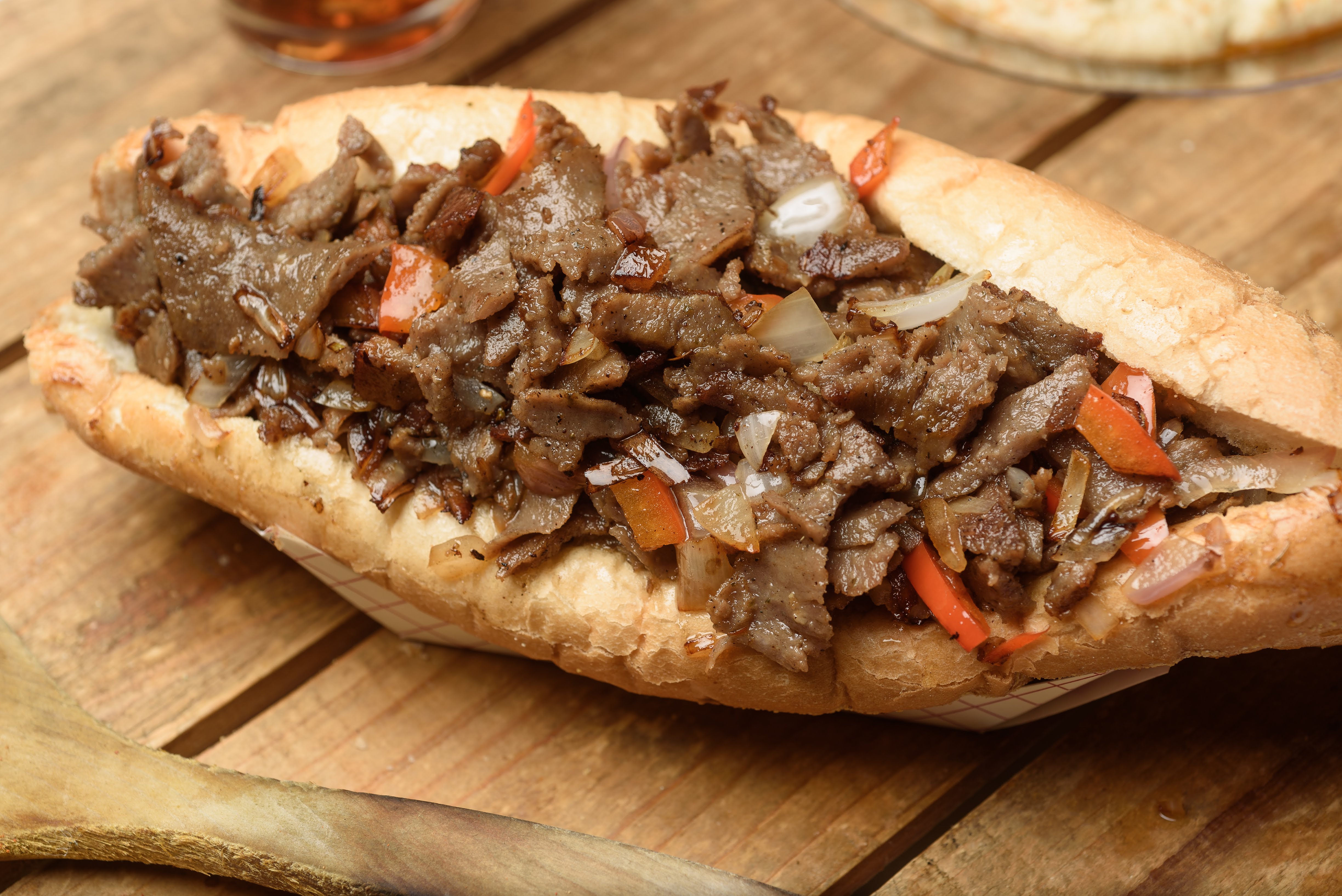 Order Philly Great Steak Sandwich food online from Zorbas store, Youngsville on bringmethat.com