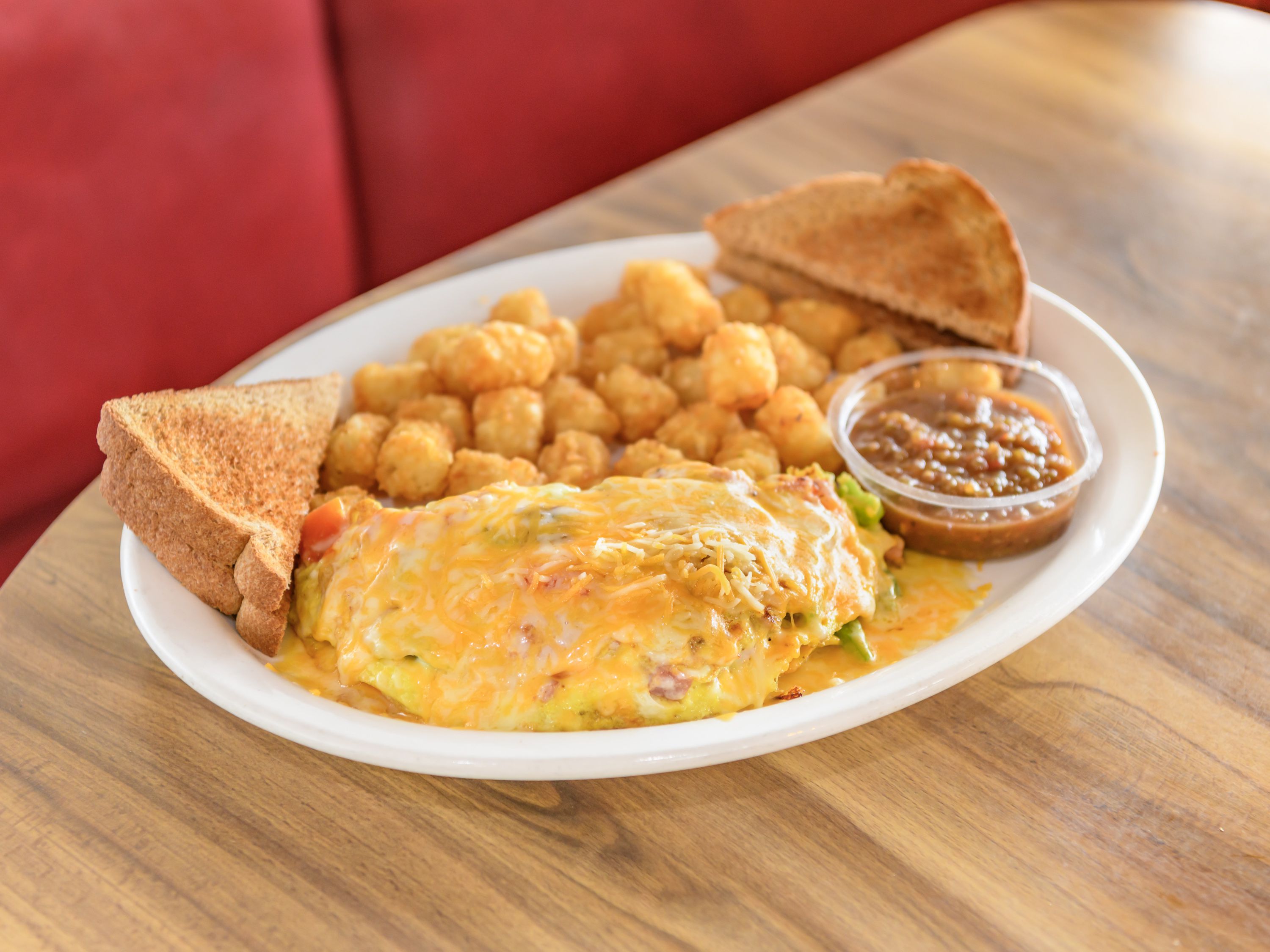 Order The Complete Omelette food online from Chelio's Diner store, Oklahoma City on bringmethat.com