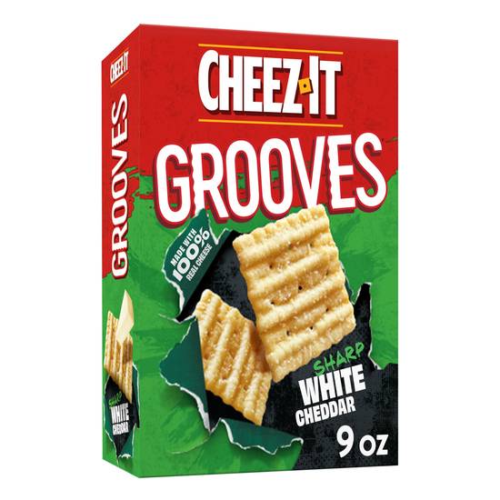 Order Cheez-ItÃ¯Â¿Â½Ã¯Â¿Â½Grooves Sharp White Cheddar (9 oz) food online from Rite Aid store, Yamhill County on bringmethat.com