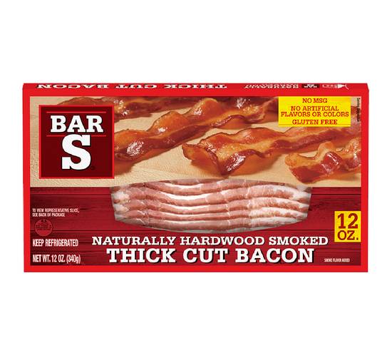 Order Bar S Smoked Sliced Bacon food online from Exxon Food Mart store, Port Huron on bringmethat.com