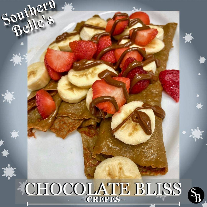 Order Chocolate Bliss Crepes food online from Southern Belle store, Carpentersville on bringmethat.com