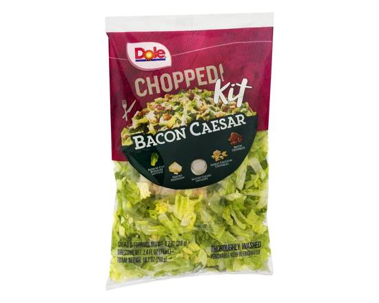 Order Dole · Chopped Bacon Caesar Salad Kit (1 kit) food online from Shaw's store, Windham on bringmethat.com