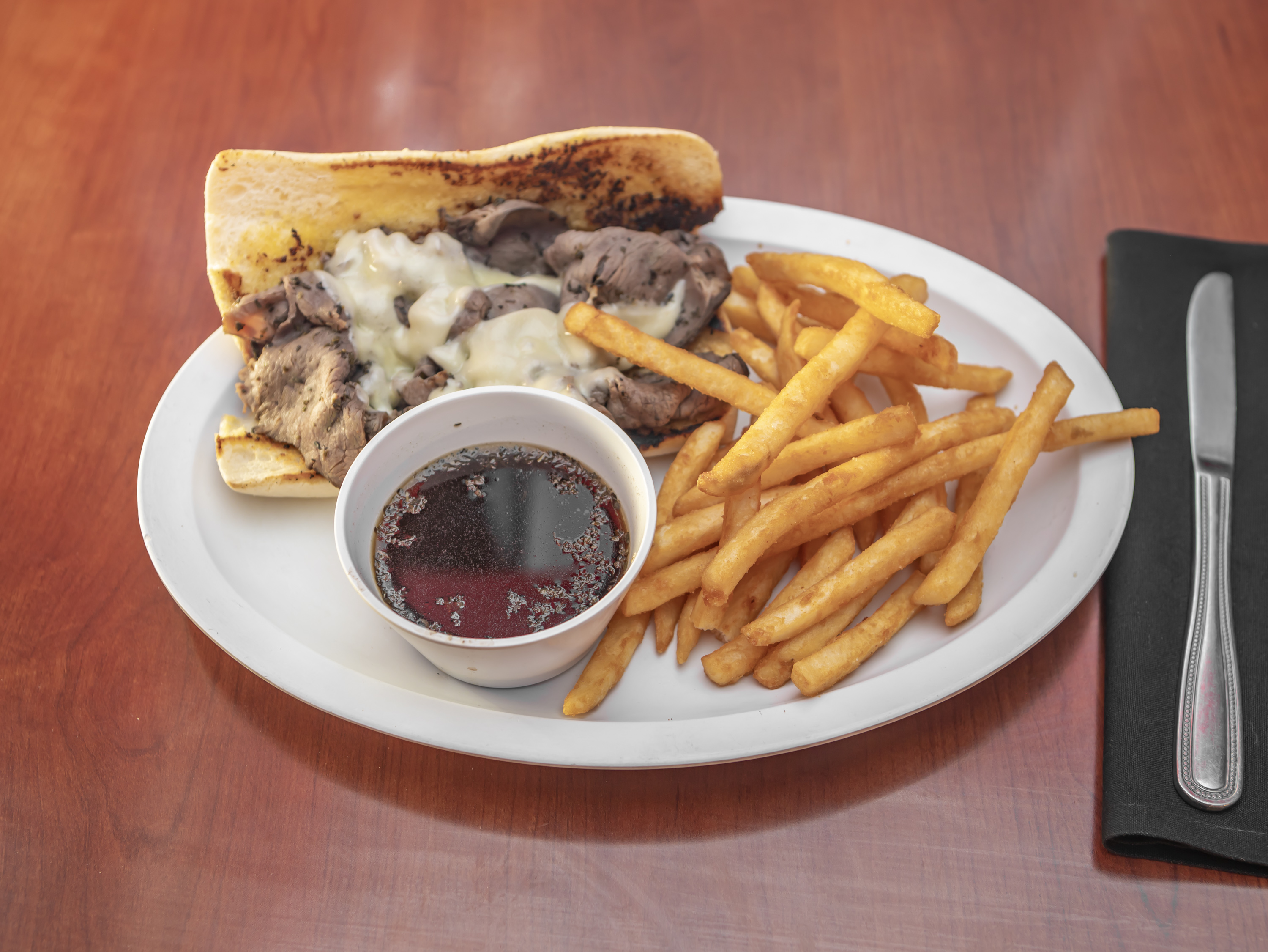 Order Firehouse French Dip food online from Firehouse Bar & Grill store, St. Louis on bringmethat.com