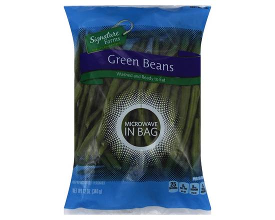 Order Signature Farms · Green Beans (12 oz) food online from Shaw's store, Newburyport on bringmethat.com