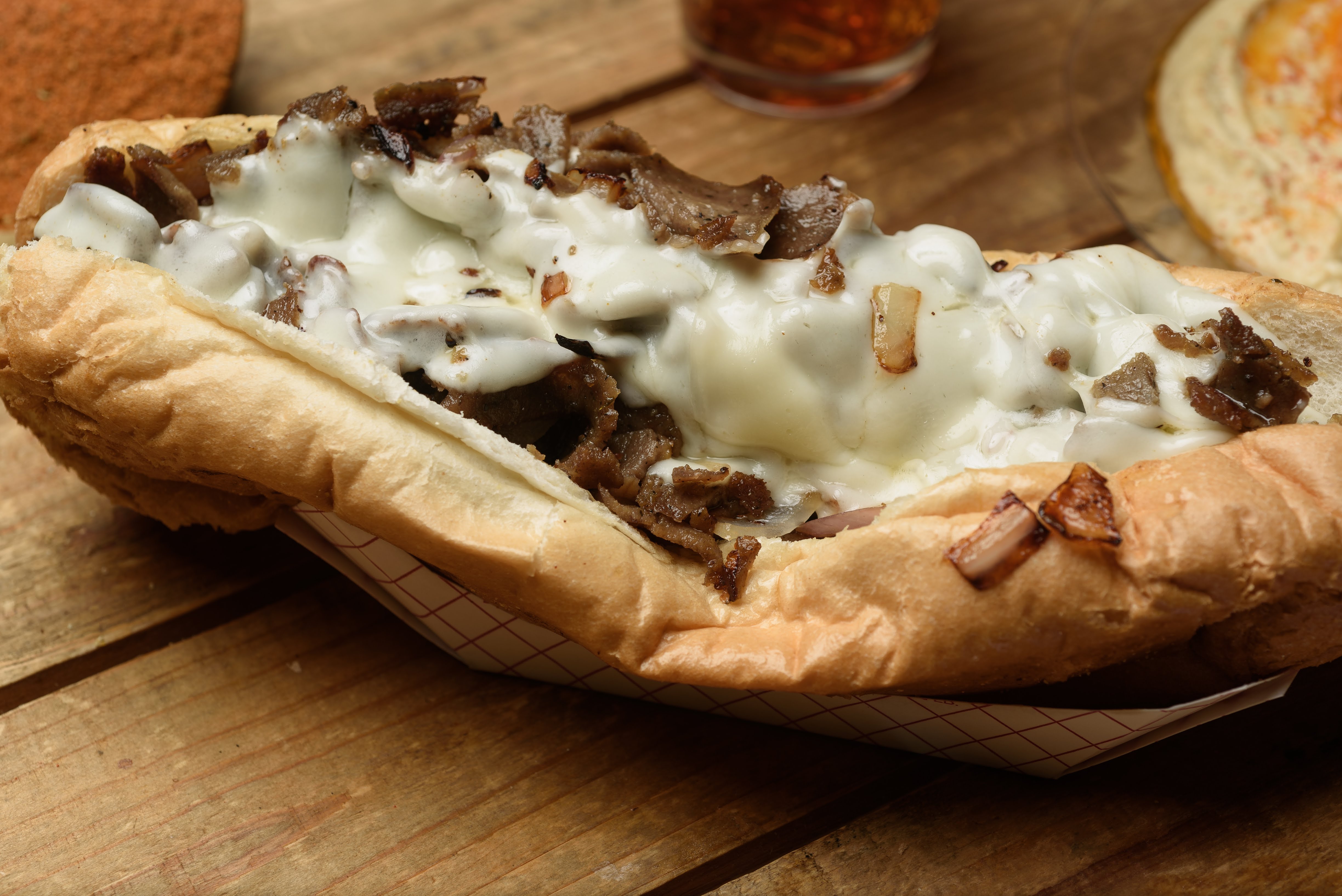 Order Philly Cheesesteak Sandwich food online from Zorbas store, Youngsville on bringmethat.com