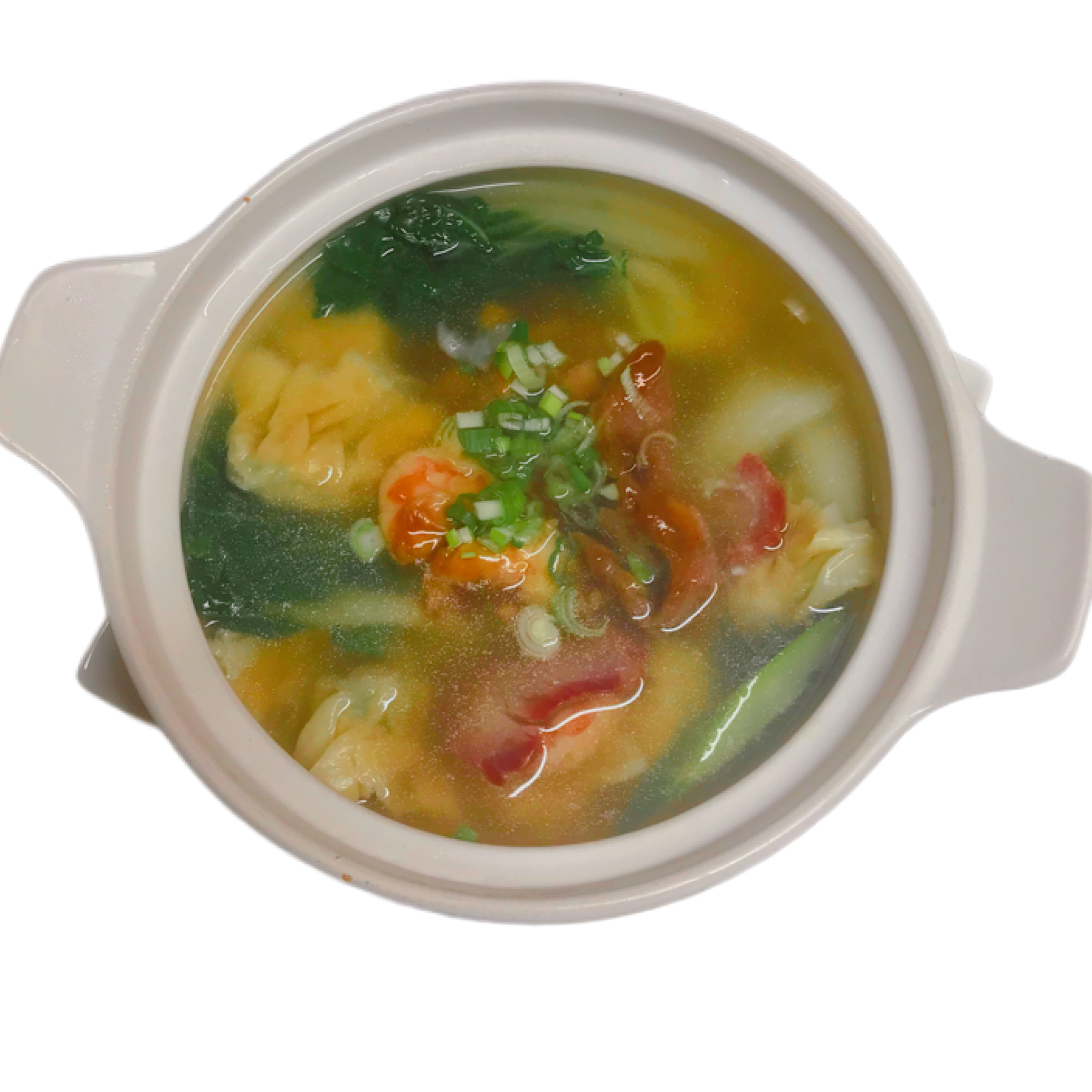Order Signature Wonton Soup food online from Wing Lum Cafe store, San Francisco on bringmethat.com