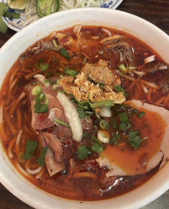Order Huệ Spicy Noodle Soup (Bún Bò Huế) food online from Pho 99 store, Dublin on bringmethat.com