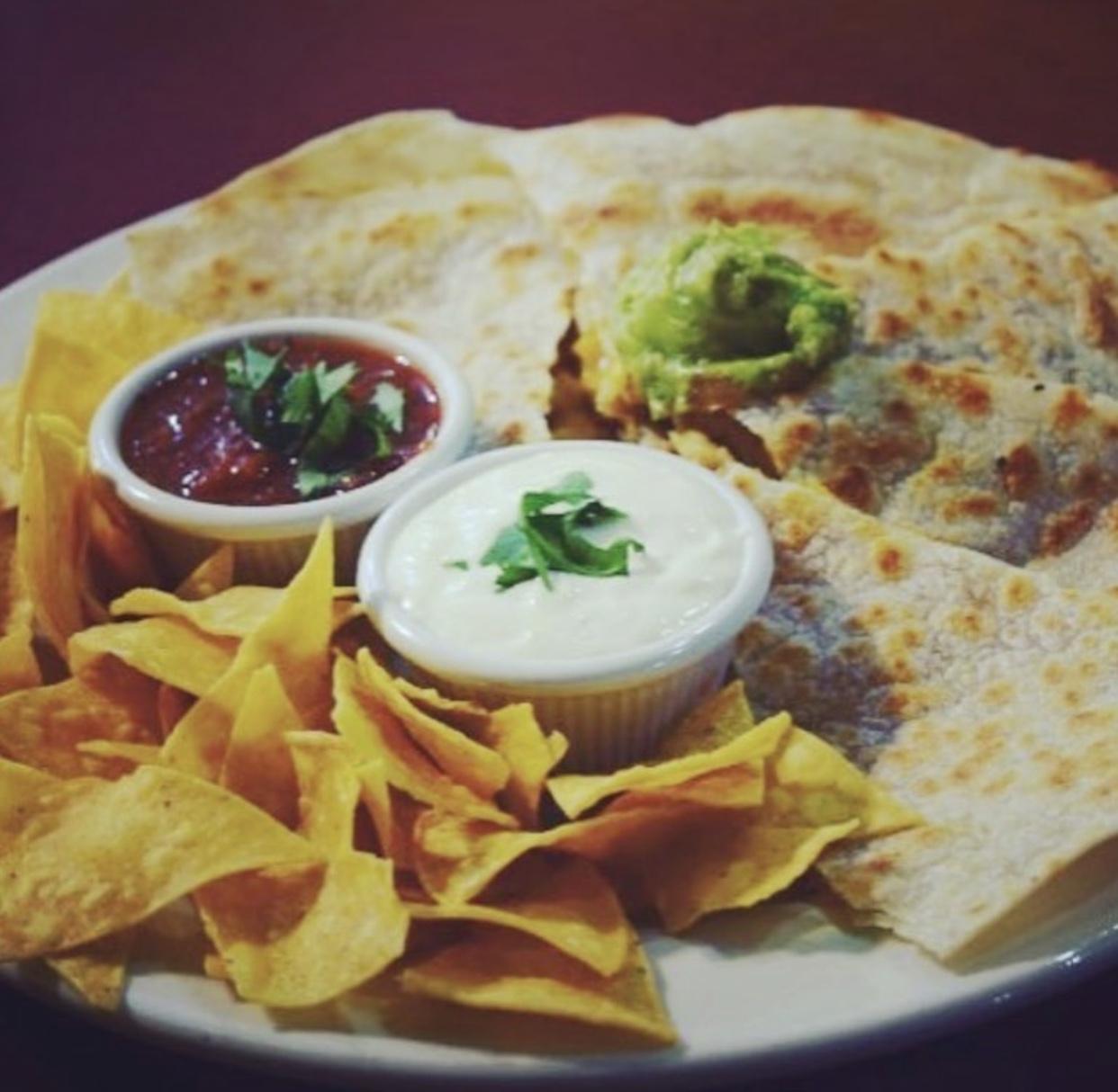 Order Quesadilla with Protein food online from Tacos And Wings store, Lyndhurst on bringmethat.com