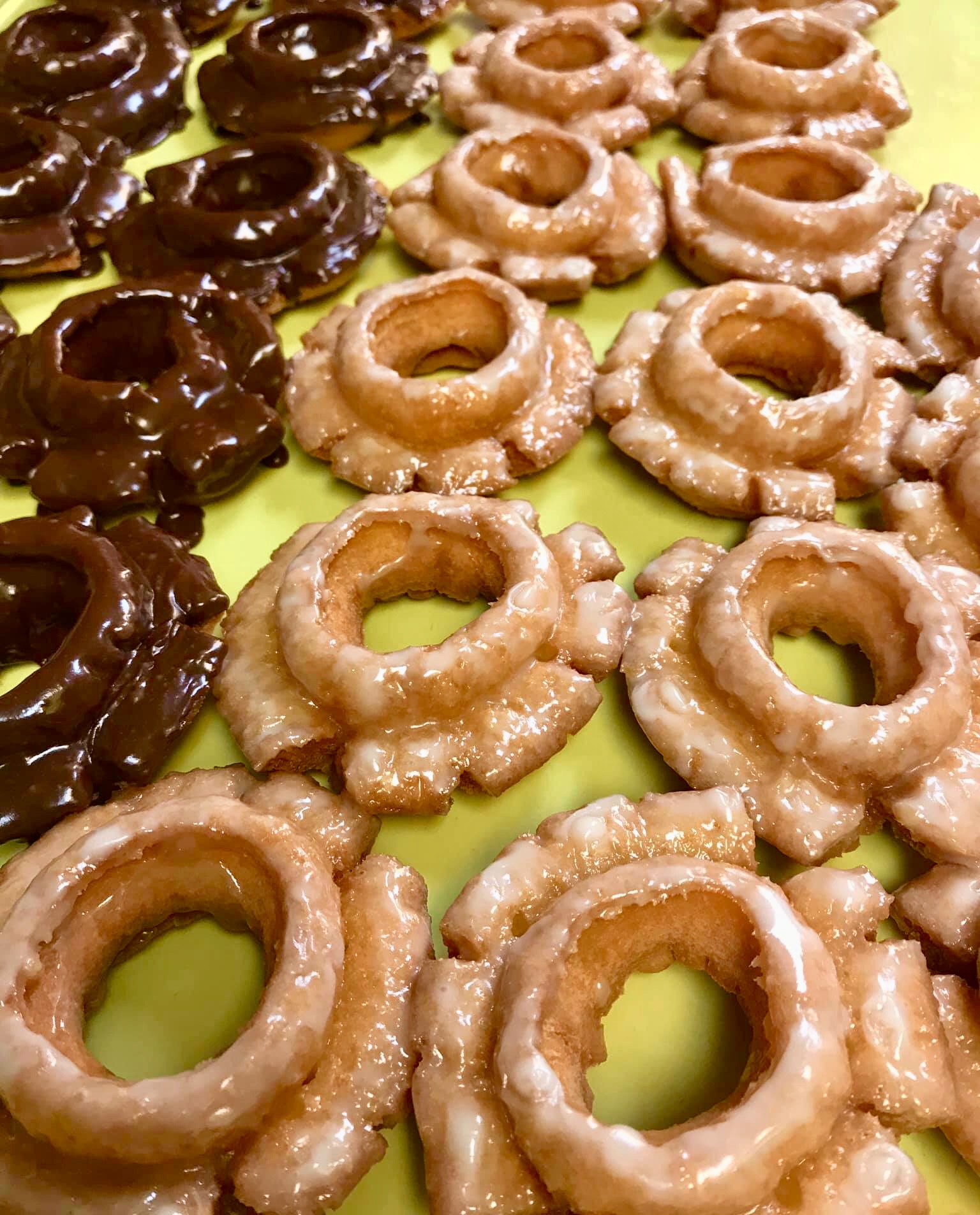 Order Glazed Old Fashioned Cake Donut food online from Ashley Donuts store, Houston on bringmethat.com