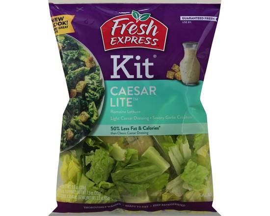 Order Fresh Express · Caesar Lite Salad Kit (1 kit) food online from Safeway store, Napa on bringmethat.com