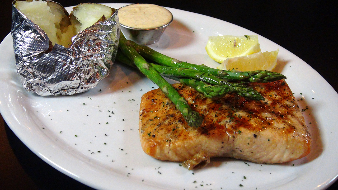 Order Baked Salmon food online from Salamone North store, Rockford on bringmethat.com