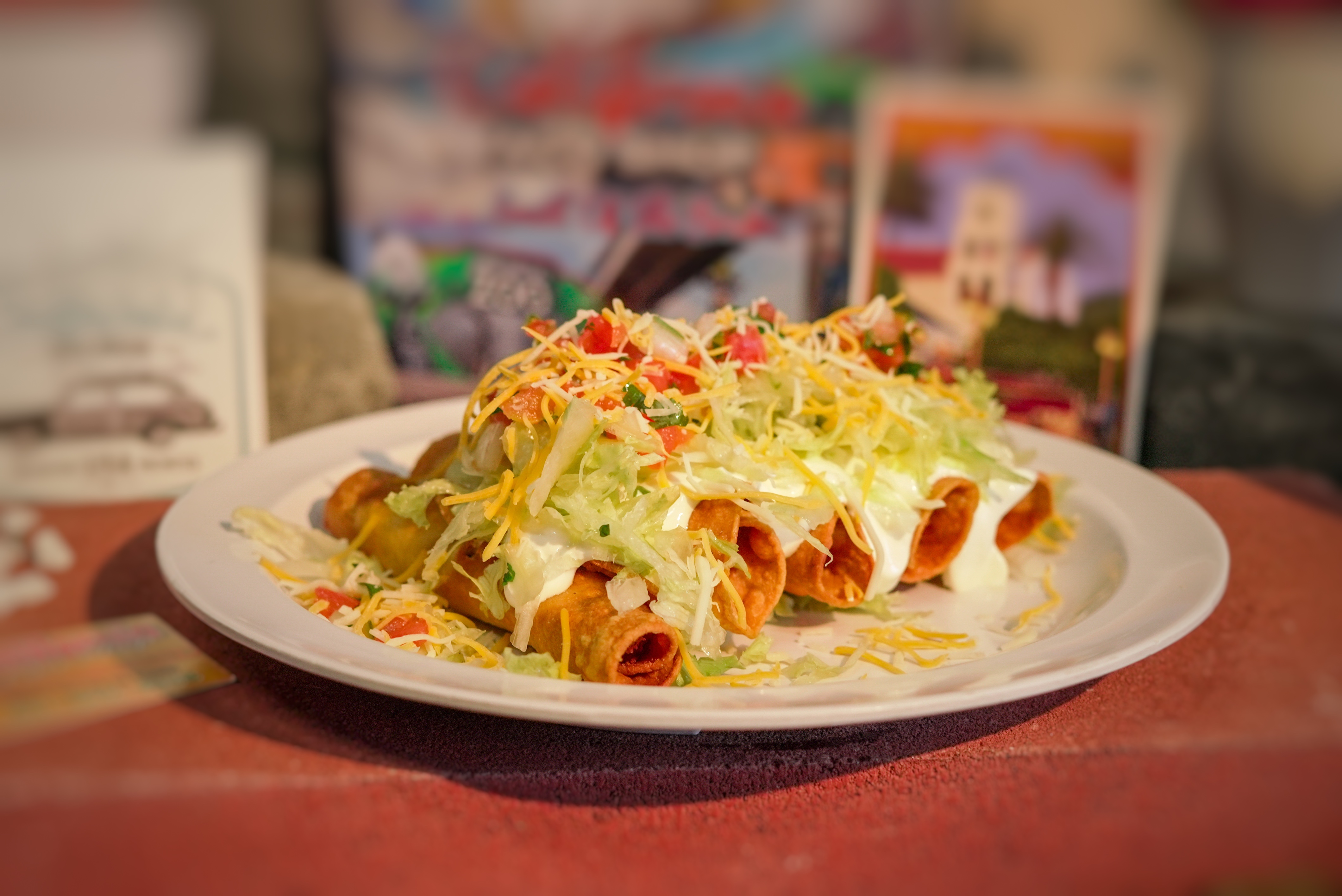 Order 3 Roll Tacos food online from California Taco Shop store, Providence on bringmethat.com