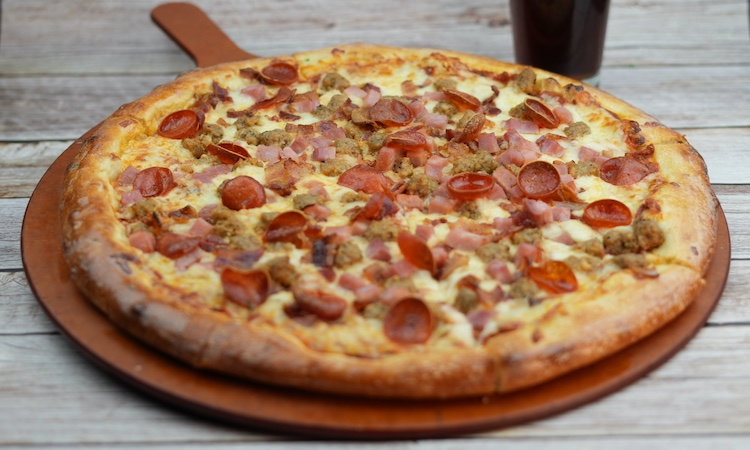 Order Meatallica Lovers Pizza (Small) food online from Aces & Ales store, Las Vegas on bringmethat.com