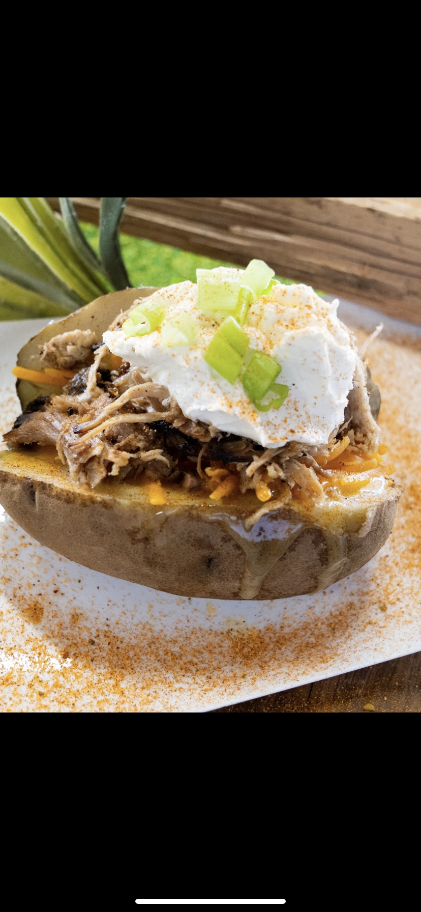 Order Loaded Baked Potatoes food online from Barnes Brothers BBQ.,Inc. store, Davie on bringmethat.com