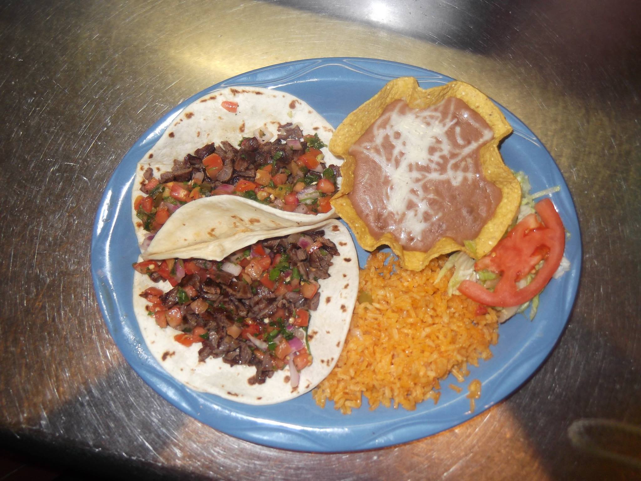 Order Tacos al Carbon food online from El Paraiso De Mexico store, San Antonio on bringmethat.com