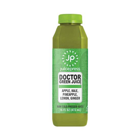 Order Doctor Green Juice (16 fl oz) food online from Juice Press store, Southampton on bringmethat.com
