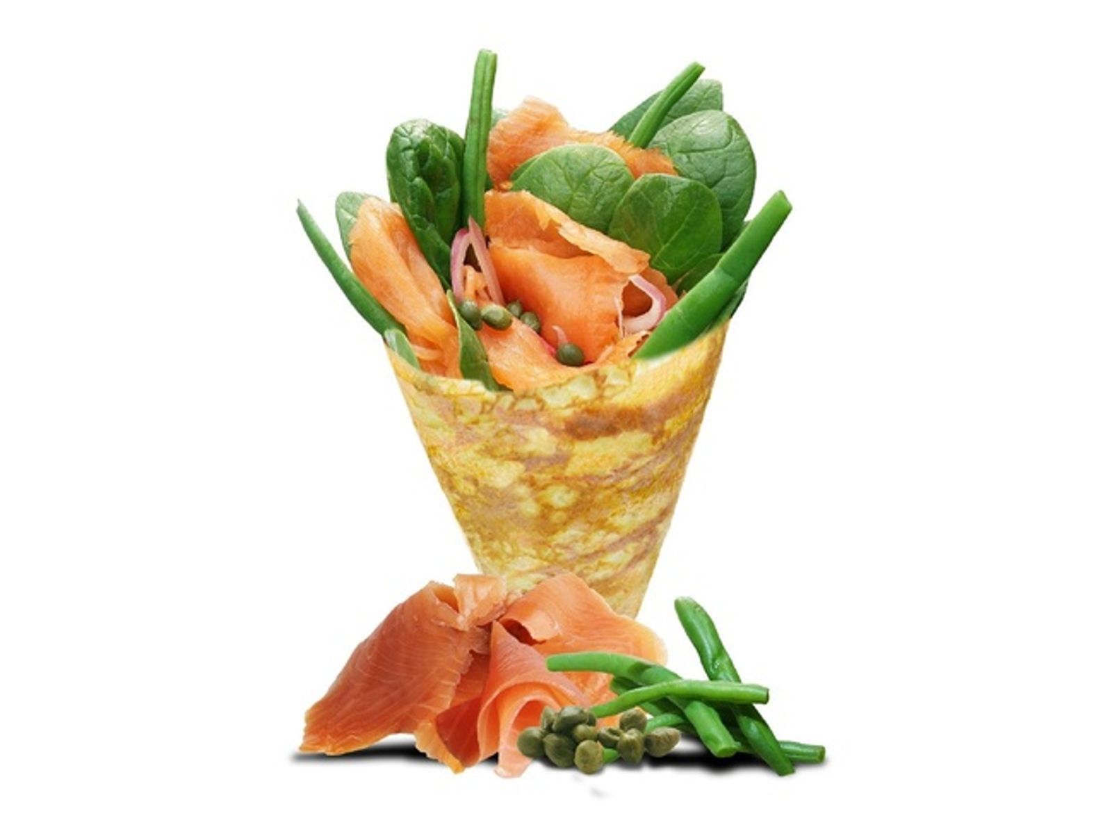 Order 26. Smoked Salmon food online from T-Swirl Crepe store, New York on bringmethat.com