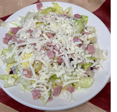 Order Ham and Cheese Salad food online from Peluso's Italian store, Columbus on bringmethat.com