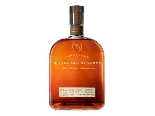 Order Woodford Reserve Kentucky Straight Bourbon Whiskey - 750ml Bottle food online from Josh Wines & Liquors Inc store, New York on bringmethat.com