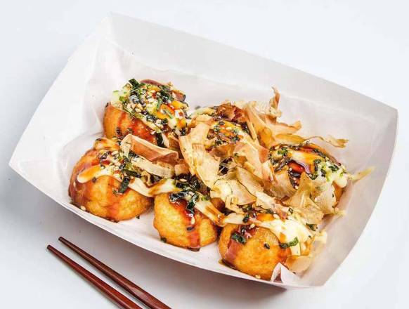 Order Takoyaki (6 pcs) food online from Domoishi store, Chesapeake on bringmethat.com