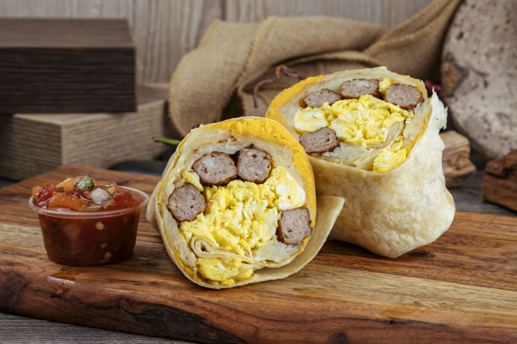 Order Breakfast Burrito food online from Tom #1 World Famous Chiliburgers store, Ontario on bringmethat.com